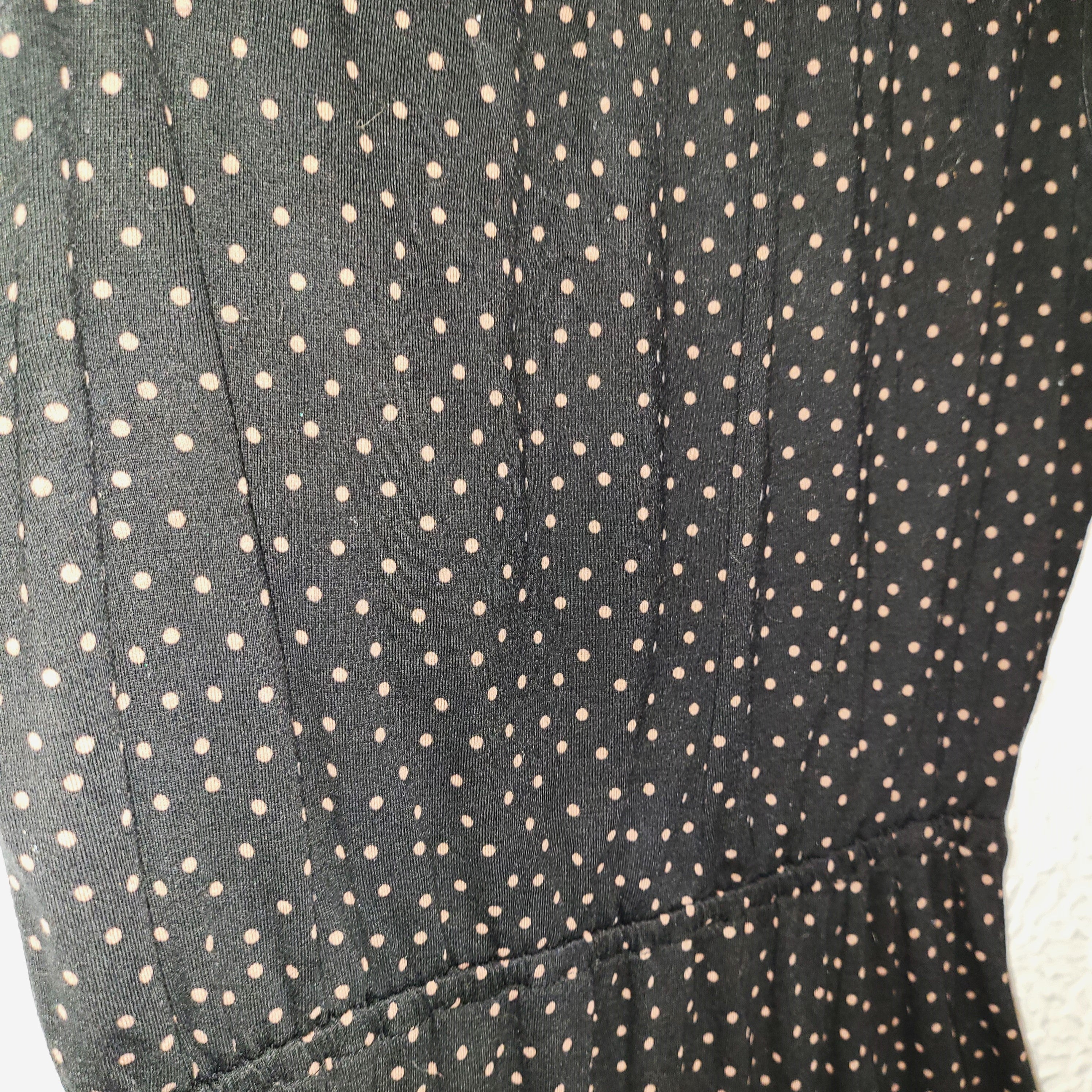 Ann taylor loft polka dot outlet dress